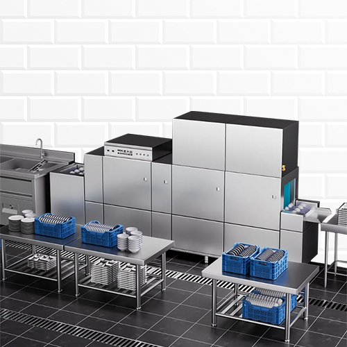 第四代商用洗碗机：平放式洗碗机的特点与应用