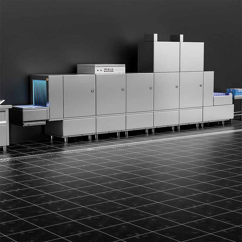 食堂全自动洗碗机的工作流程和步骤